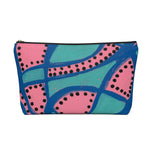 Pink Sunset Accessory Pouch w T-bottom