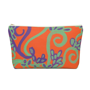 Orange You Glad Accessory Pouch w T-bottom