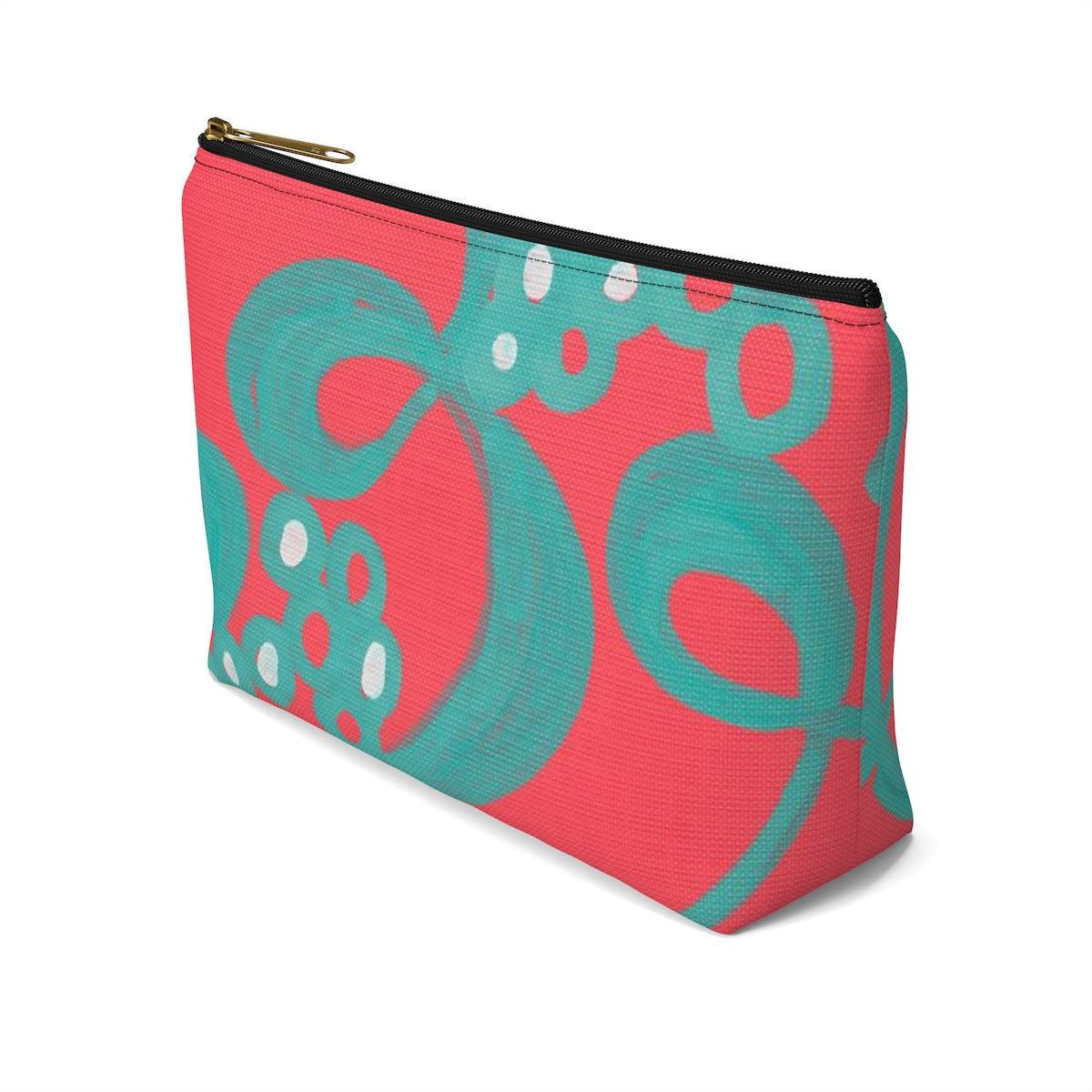 Red Bubble Accessory Pouch w T-bottom